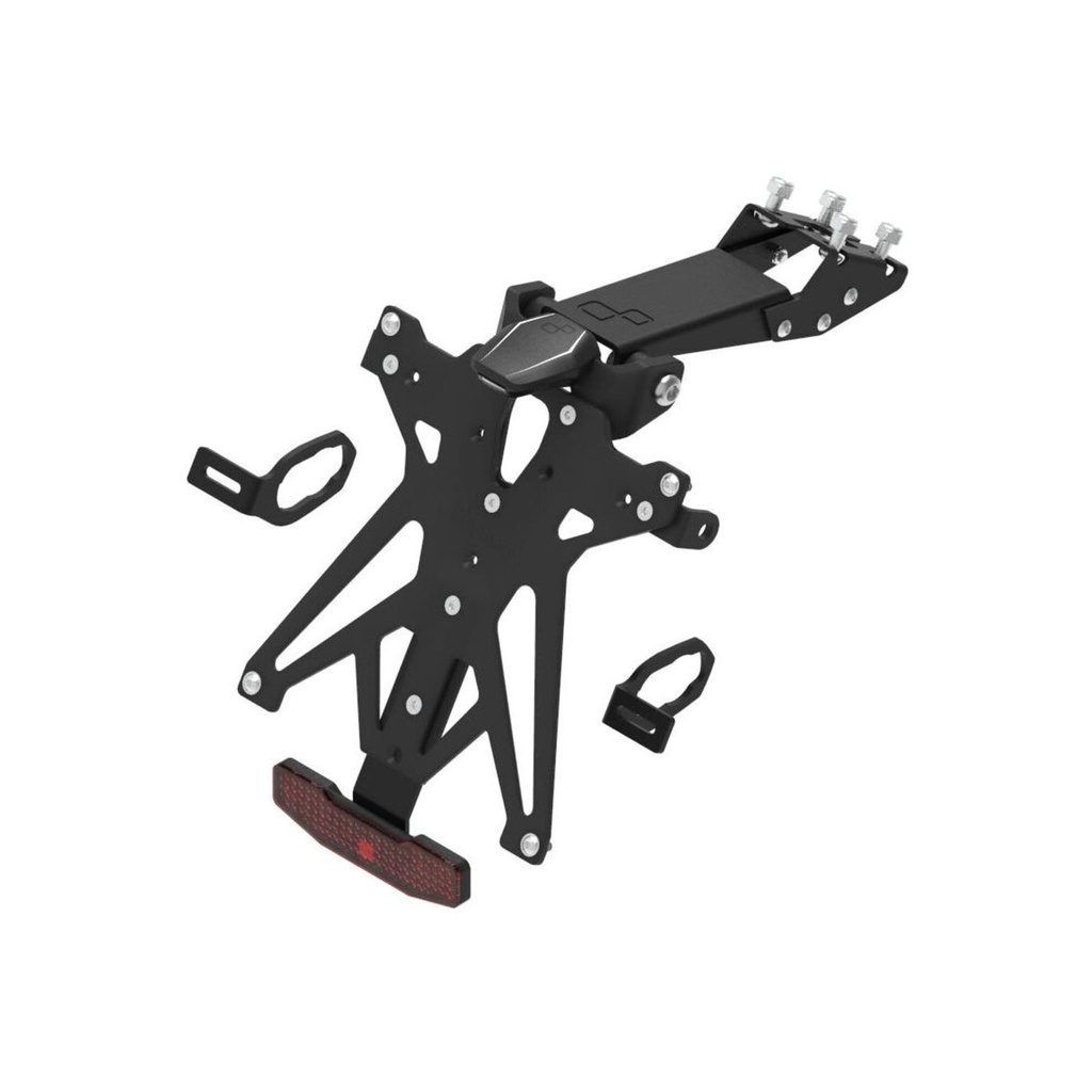 [LT-KTARKA125A2] Adjustable License Plate Holder Kit for Kawasaki (NeroA2)
