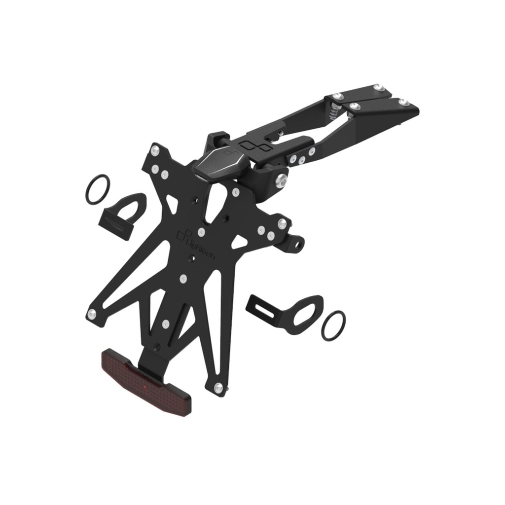 [LT-KTARHO120A2] Adjustable License Plate Holder Kit for Honda (NeroA2)