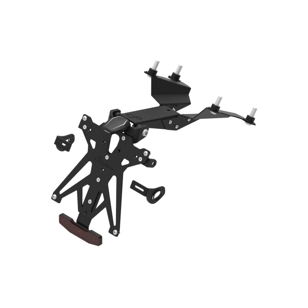 [LT-KTARHO118A1] Adjustable License Plate Holder Kit for Honda (NeroA1)