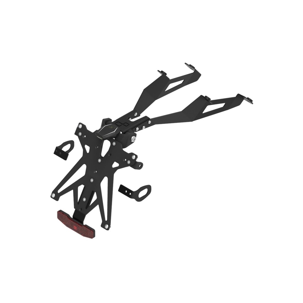 [LT-KTARHO117A2] Adjustable License Plate Holder Kit for Honda (NeroA2)