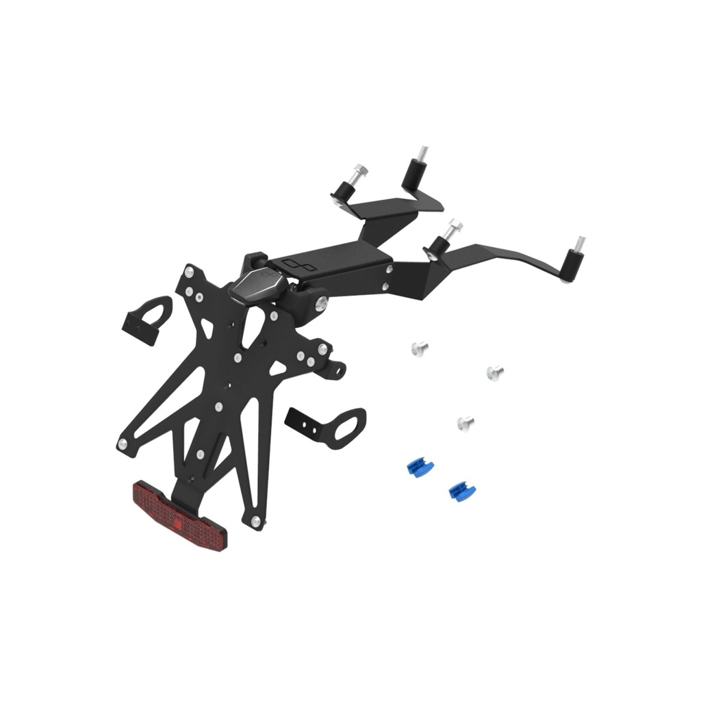 [LT-KTARHO116A1] Adjustable License Plate Holder Kit for Honda (NeroA1)