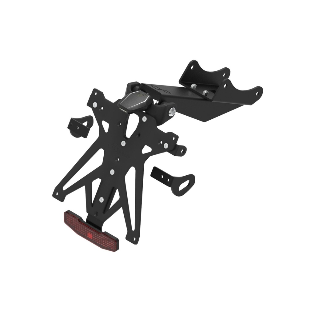 [LT-KTARHO114A1] Adjustable License Plate Holder Kit for Honda (NeroA1)