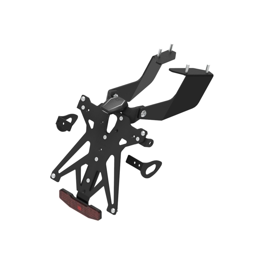 [LT-KTARHO113A1] Adjustable License Plate Holder Kit for Honda (NeroA1)