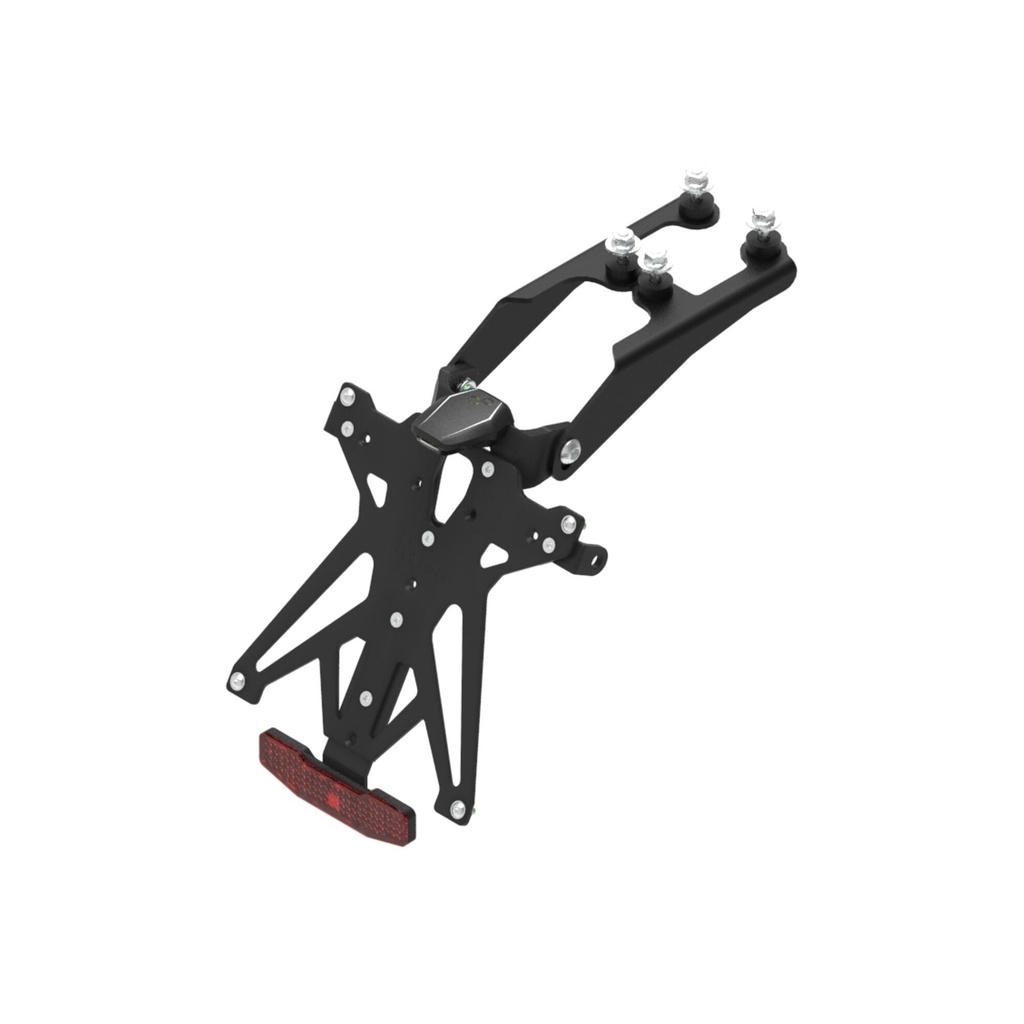[LT-KTARHO107A3] Adjustable License Plate Holder Kit for Honda (NeroA3)
