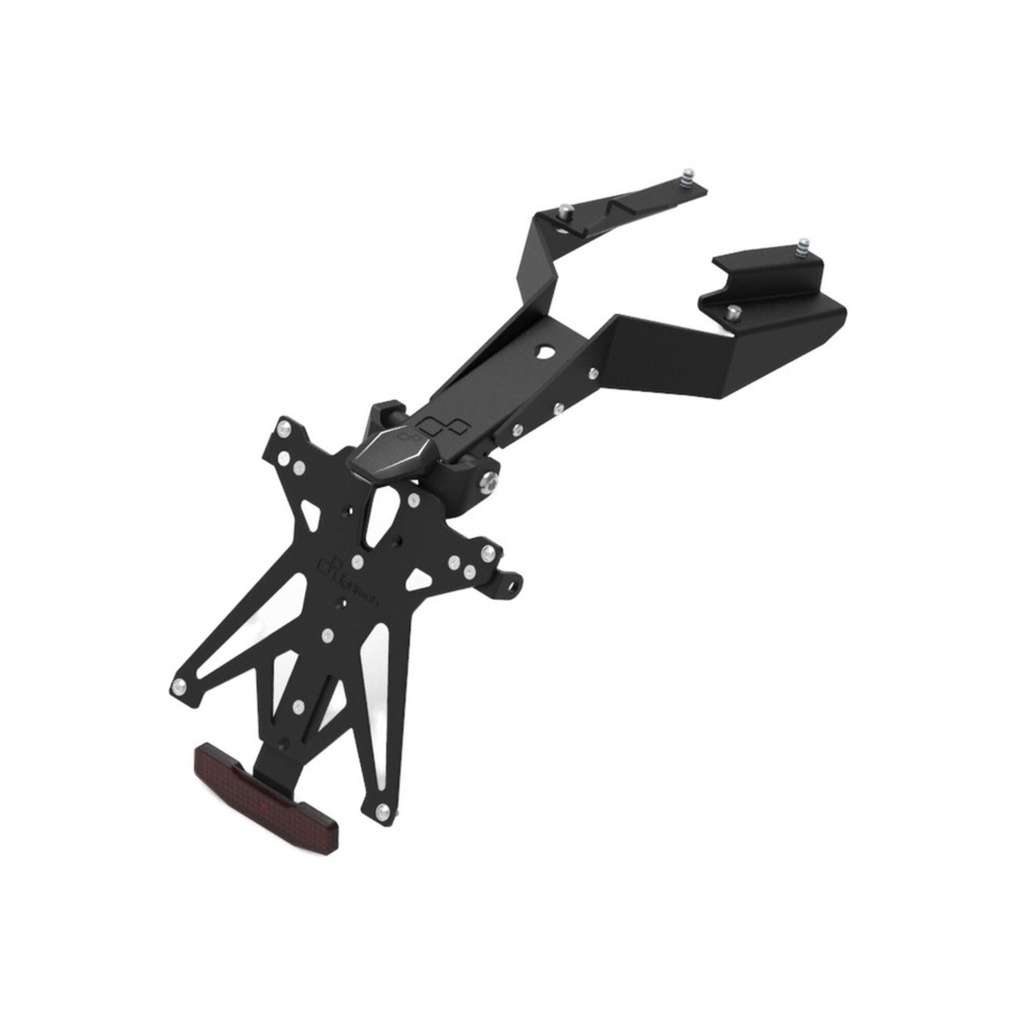 [LT-KTARFA101A2] Adjustable License Plate Holder Kit for Fantic (NeroA2)
