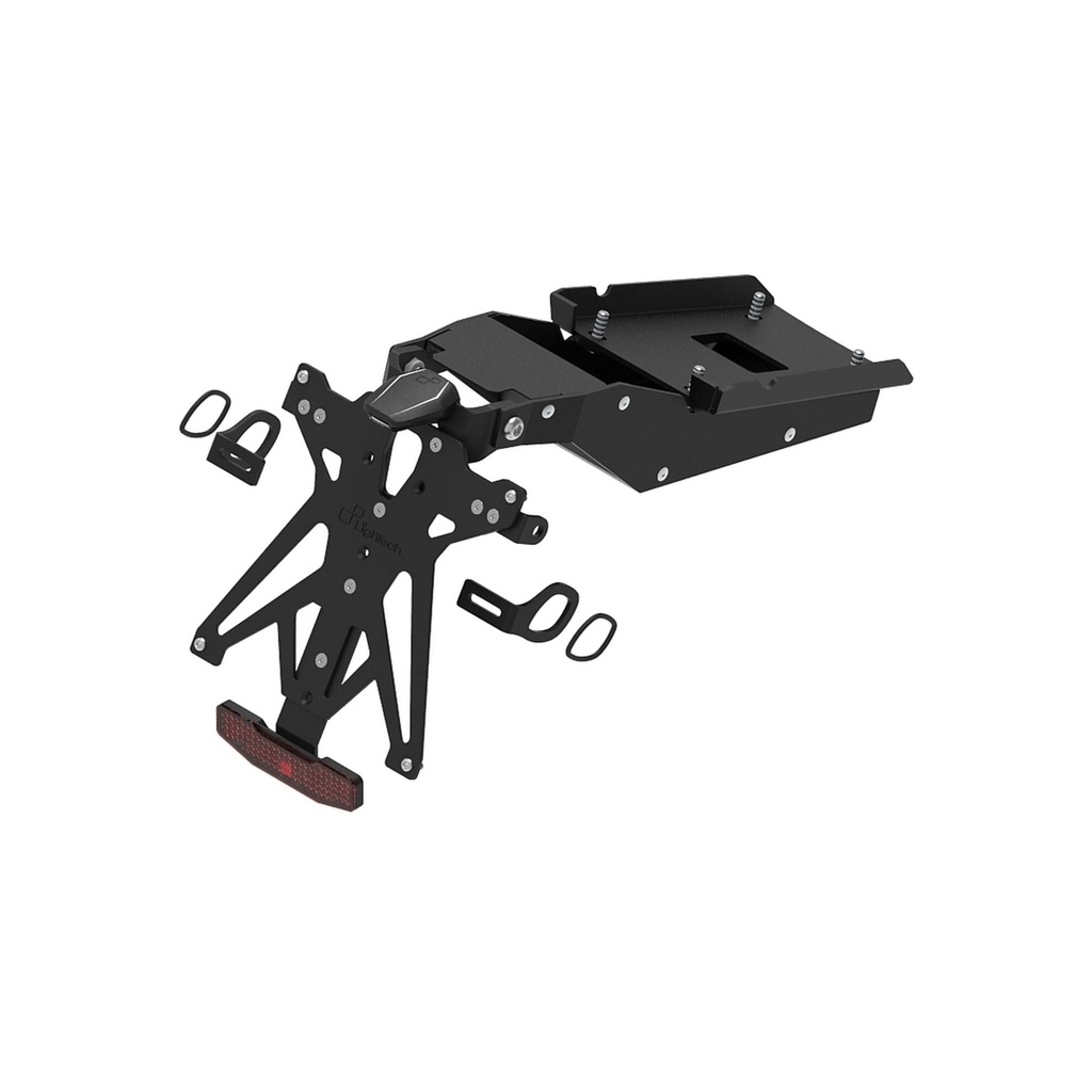 [LT-KTARDU116A2] Adjustable License Plate Holder Kit for Ducati (NeroA2)