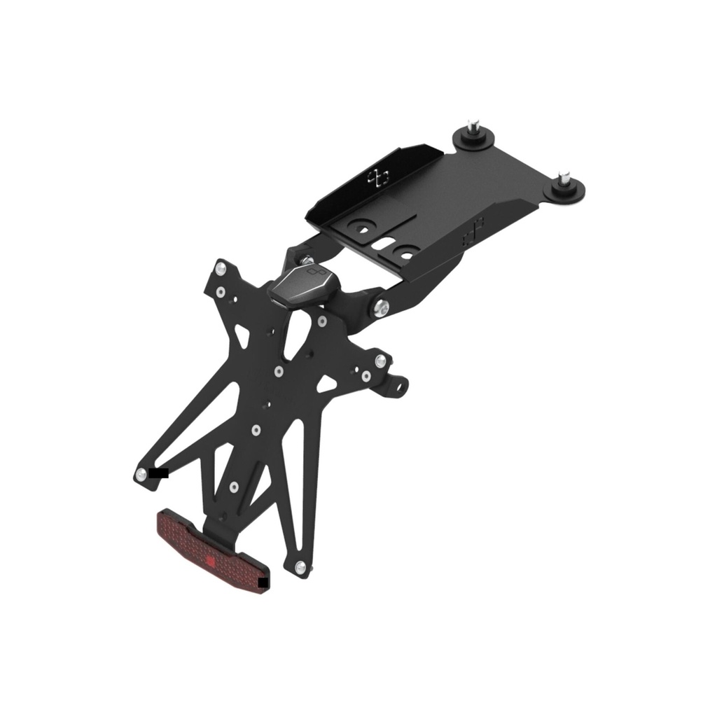 [LT-KTARDU110A1] Adjustable License Plate Holder Kit for Ducati (NeroA1)