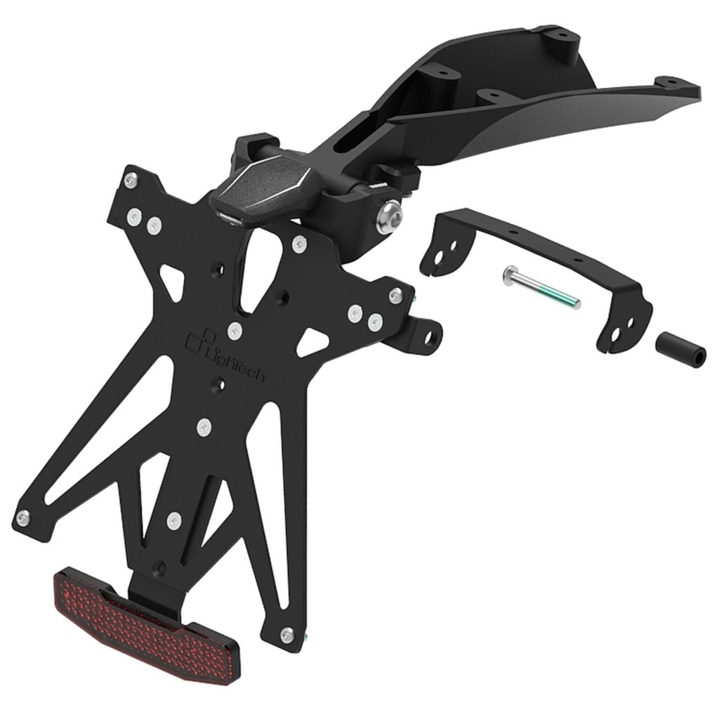 [LT-KTARDU109A2] Adjustable License Plate Holder Kit for Ducati (NeroA2)