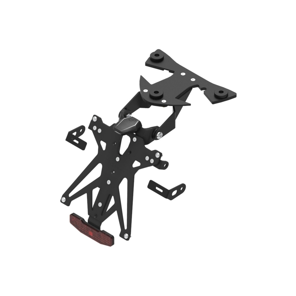 [LT-KTARBM105A2] Adjustable License Plate Holder Kit for Bmw (NeroA2)