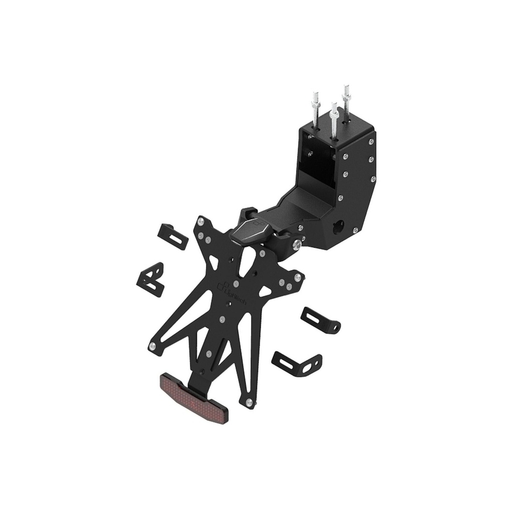 [LT-KTARAP108A2] Adjustable License Plate Holder Kit for Aprilia (NeroA2)