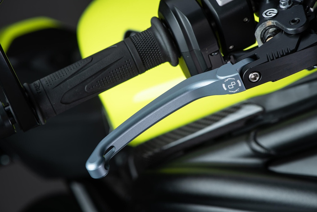 [LT-KLEV133JGRI] Aluminium Lever Kits (Brake & Clutch) for Triumph (Grigio)