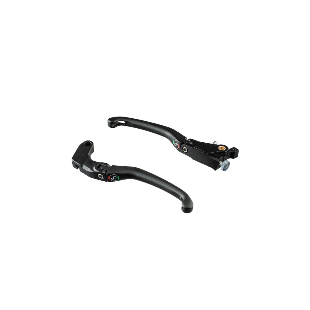 [LT-KLEV131JNER] Aluminium Lever Kits (Brake & Clutch) for Aprilia (Nero)