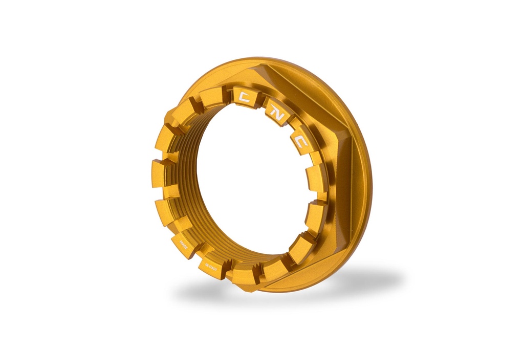 [CNC-DA380G] Rear wheel nut RH Ducati (Gold)