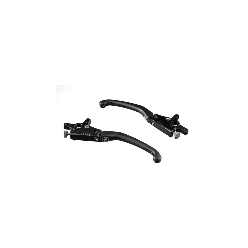 [LT-KLEV129JNER] Aluminium Lever Kits (Brake & Clutch) Type J for Yamaha (Nero)