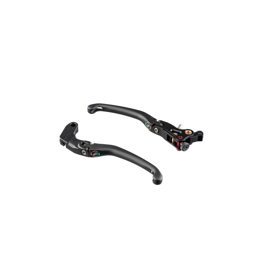 [LT-KLEV107JNER] Aluminium Lever Kits (Brake & Clutch) Type J (Nero)
