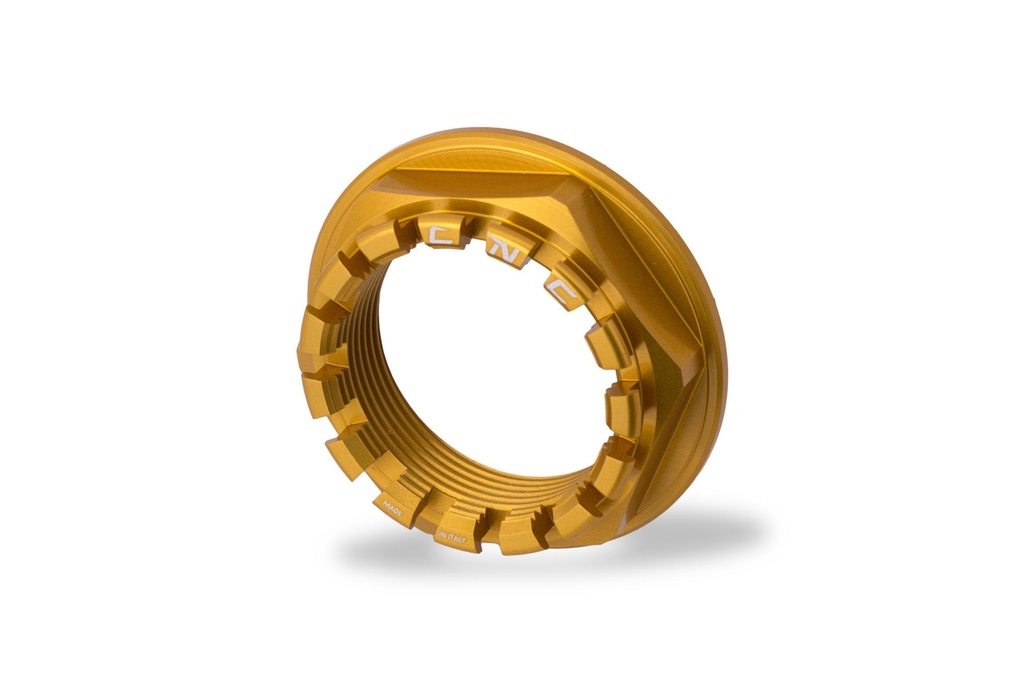 [CNC-DA381G] Rear wheel nut LH Ducati (Gold)