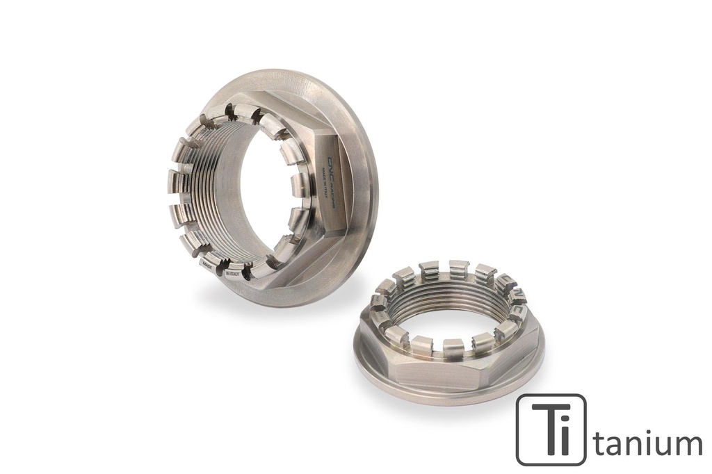 [CNC-DA382X] Rear wheel axle nut sets Ducati Titanium