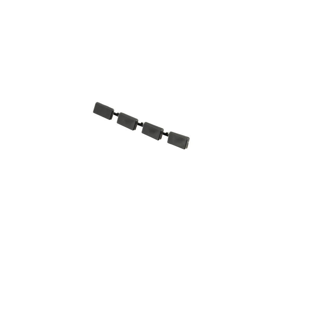 [LT-GM001GRI] Soft Touch Lever Rubber Insert for Yamaha, Kawasaki (Grigio)