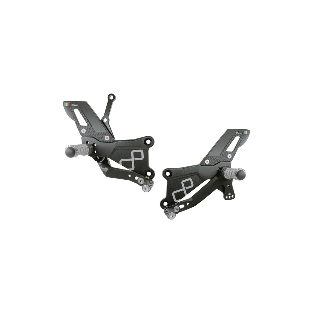 [LT-FTRYA019] Adjustable Rear Sets With Fixed Foot Pegs - TRACK USE for Yamaha