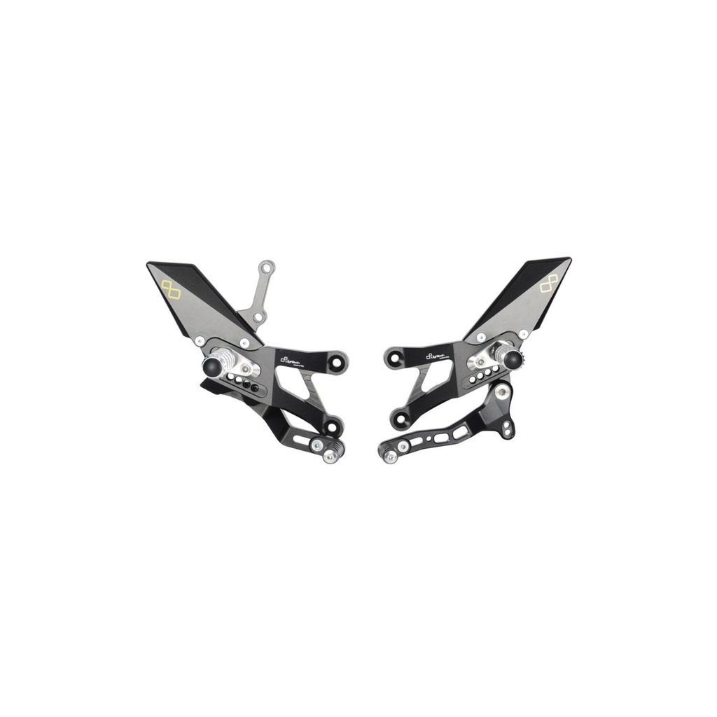 [LT-FTRYA014W] Adjustable Rear Sets With Fold Up Foot Pegs for Yamaha