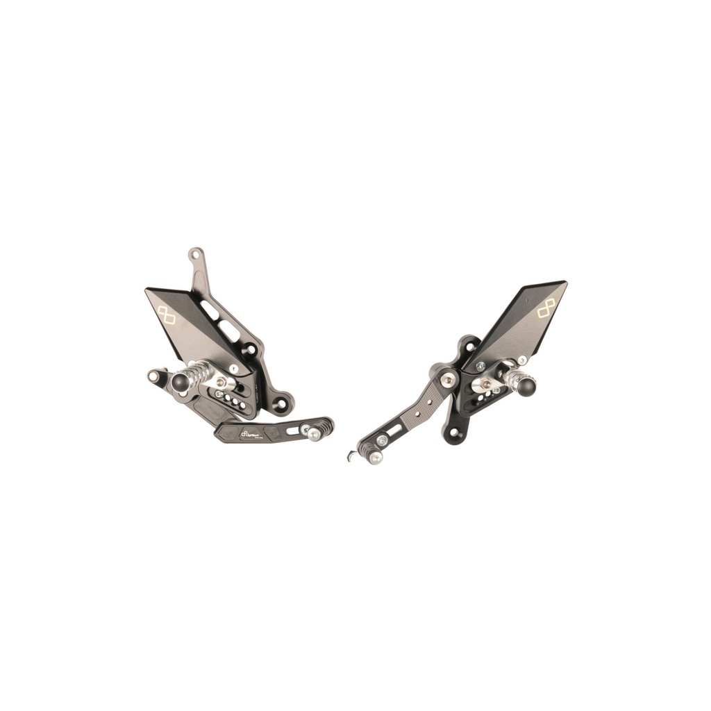 [LT-FTRYA008W] Adjustable Rear Sets With Fold Up Foot Pegs for Yamaha