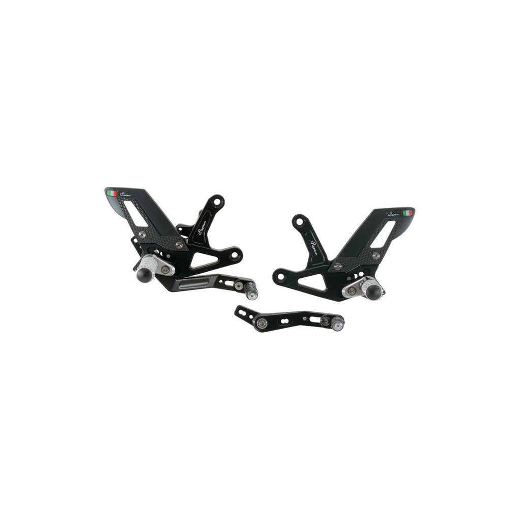 [LT-FTRTR006] Adjustable Rear Sets With Fixed Foot Pegs for Triumph