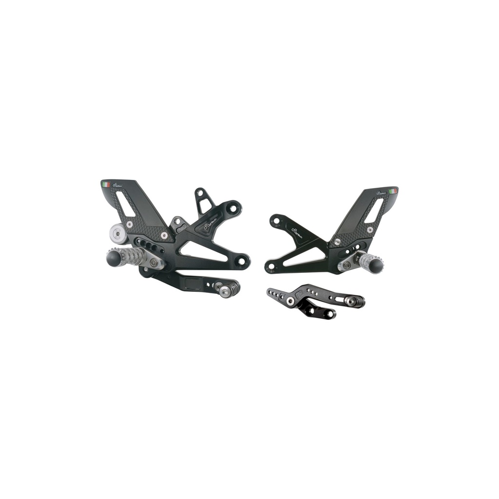 [LT-FTRTR005] Adjustable Rear Sets With Fixed Foot Pegs for Triumph