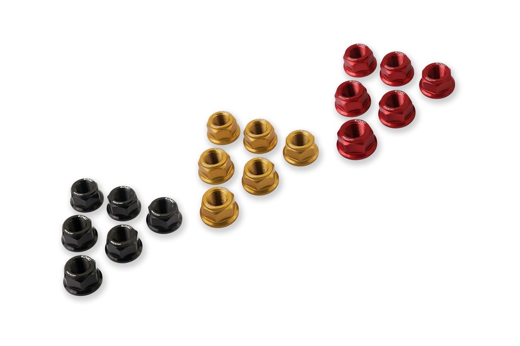 [CNC-DA384B] NUTS RING GEAR M10X1.0 (Black)