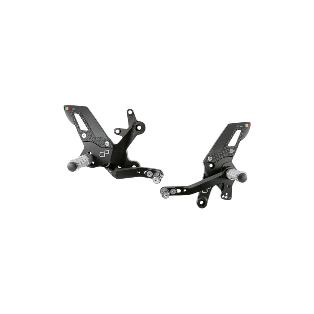 [LT-FTRKA013] Adjustable Rear Sets With Fixed Foot Pegs for Kawasaki