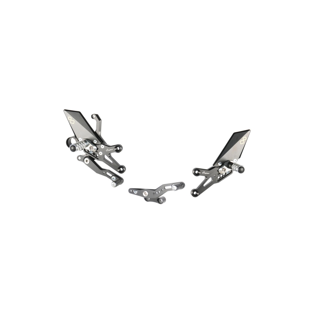 [LT-FTRHO006W] Adjustable Rear Sets With Fold Up Foot Pegs for Honda