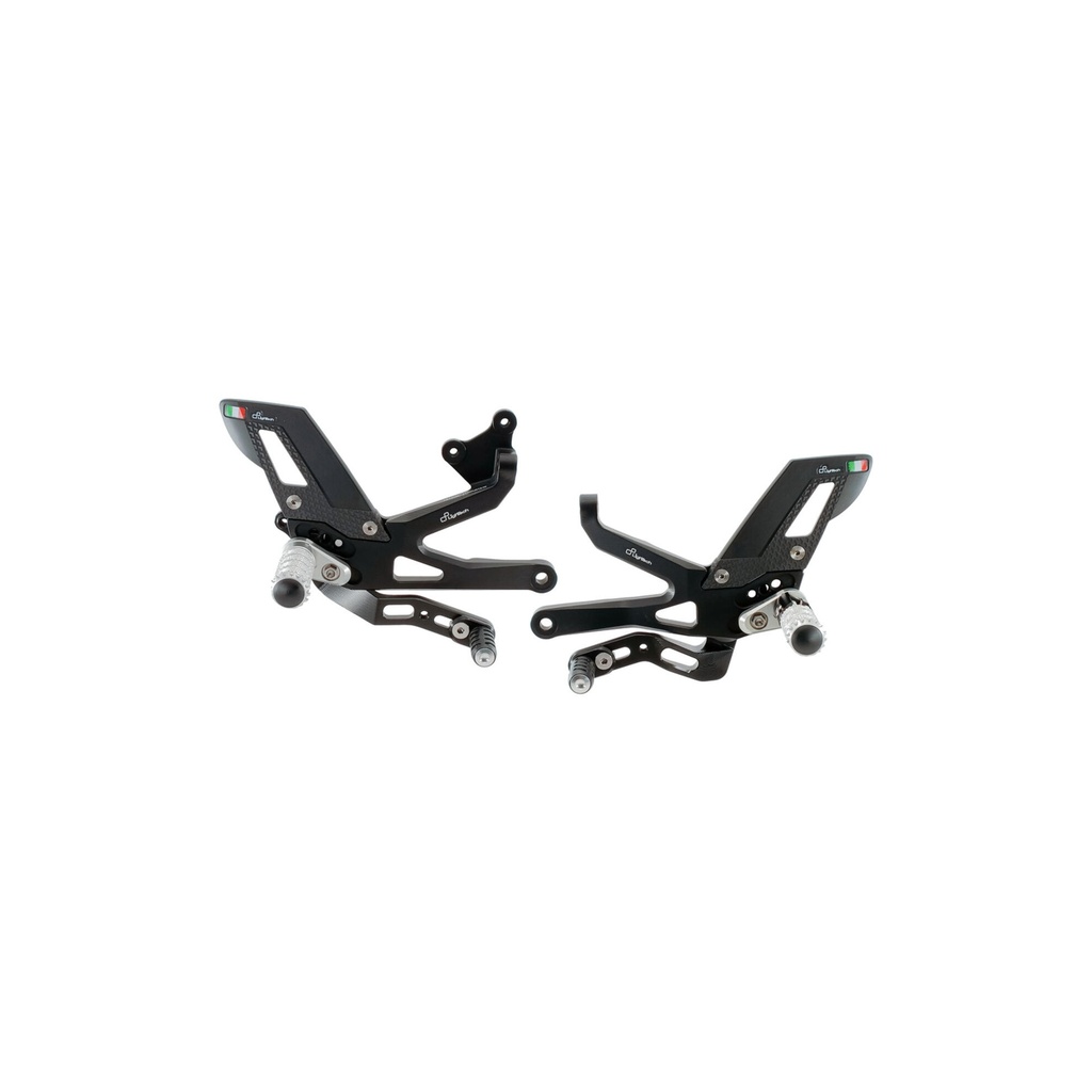 [LT-FTRDU012] Adjustable Rear Sets With Fixed Foot Pegs for Ducati
