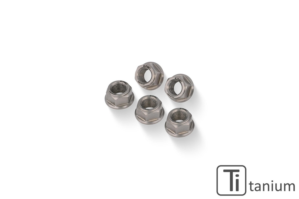 [CNC-DA385X] Sprocket flange nuts MV Agusta M8x1.25 Titanium