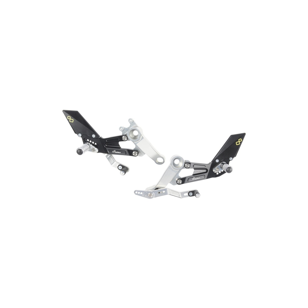 [LT-FTRAP007] Adjustable Rear Sets With Fixed Foot Pegs for Aprilia