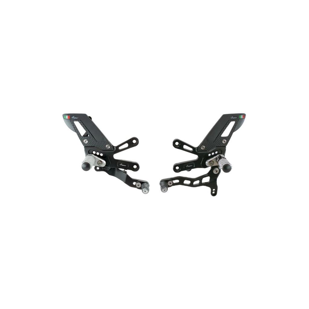 [LT-FTRAP005W] Adjustable Rear Sets With Fold Up Foot Pegs , Standard Shifting for Aprilia