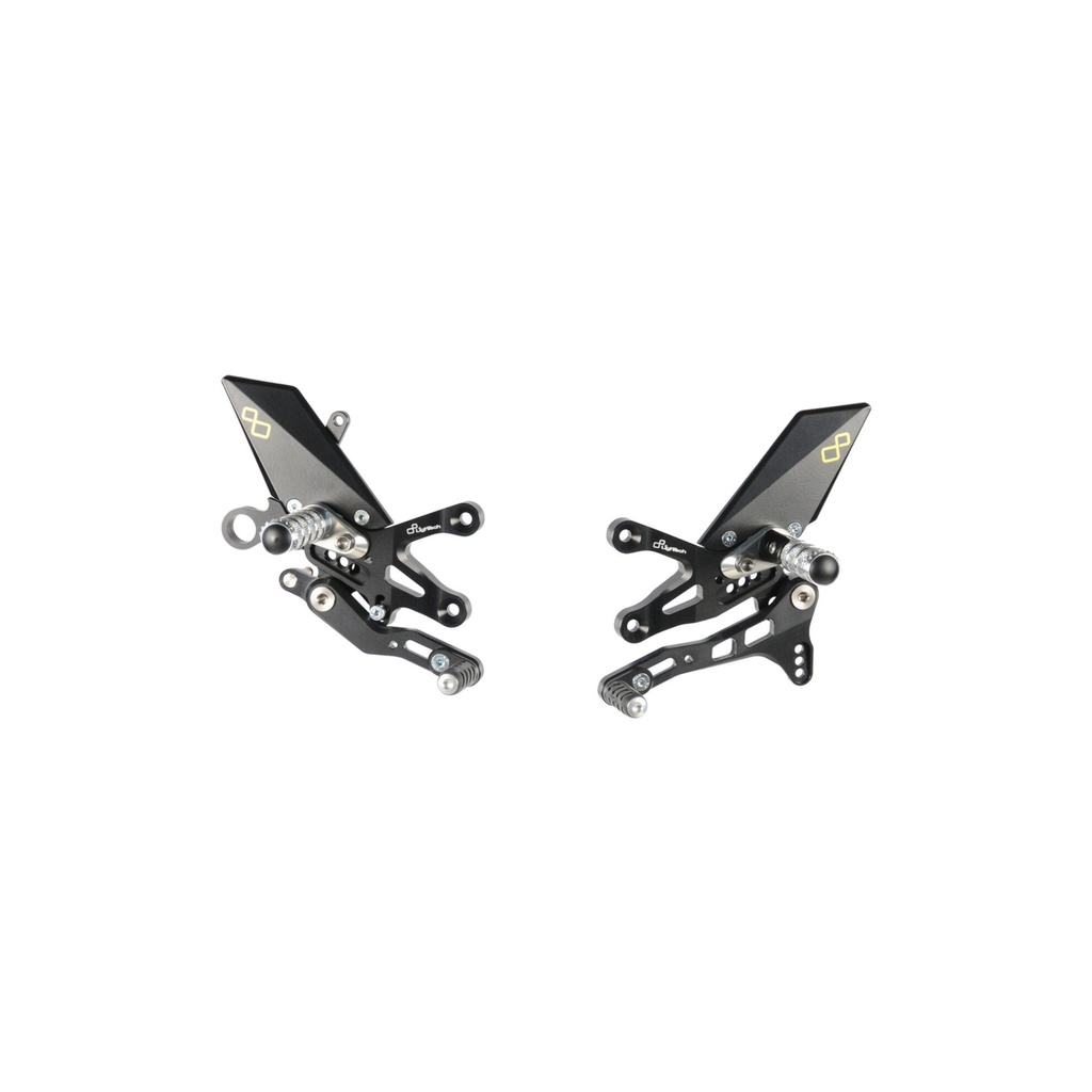 [LT-FTRAP004W] Adjustable Rear Sets With Fold Up Foot Pegs for Aprilia