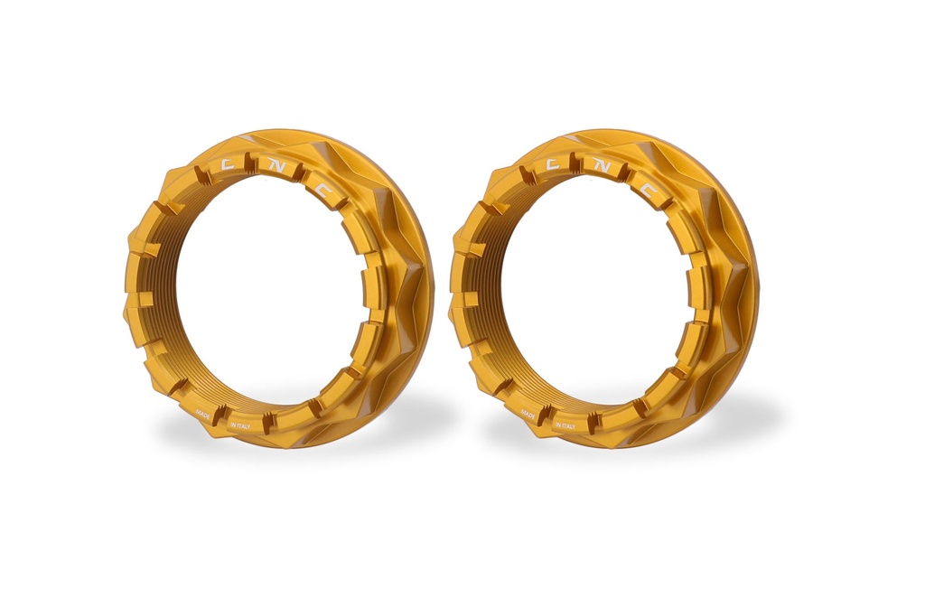 [CNC-DA394G] Rear wheel axle nut sets Ducati (Gold)