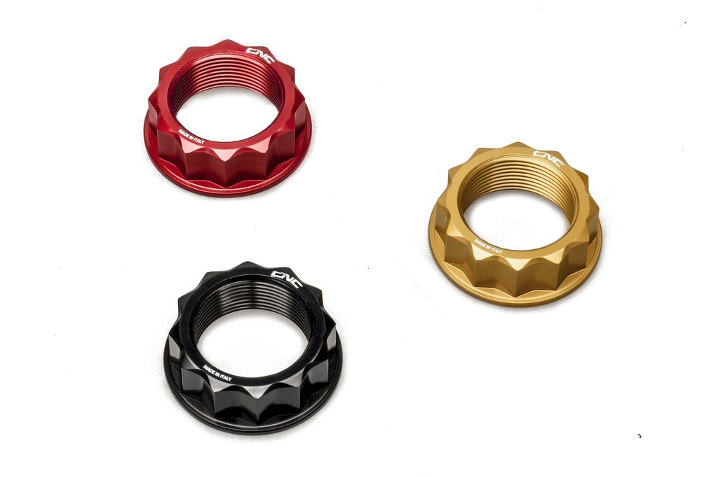 [CNC-DA401R] Rear wheel nut Ducati (Red)