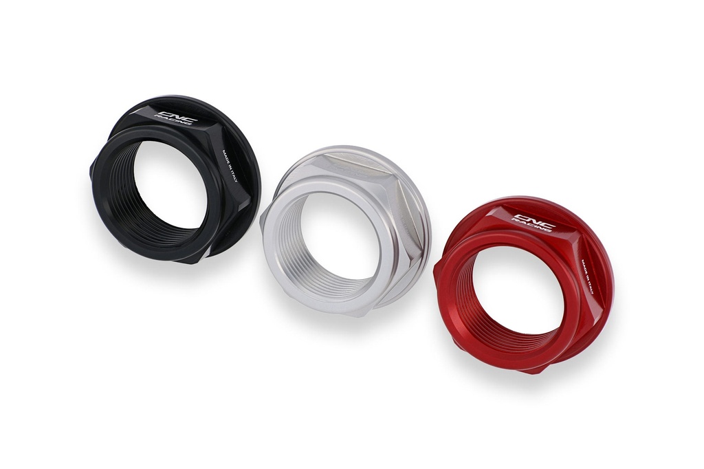 [CNC-DA403R] REAR WHEEL NUT APRILIA (Red)