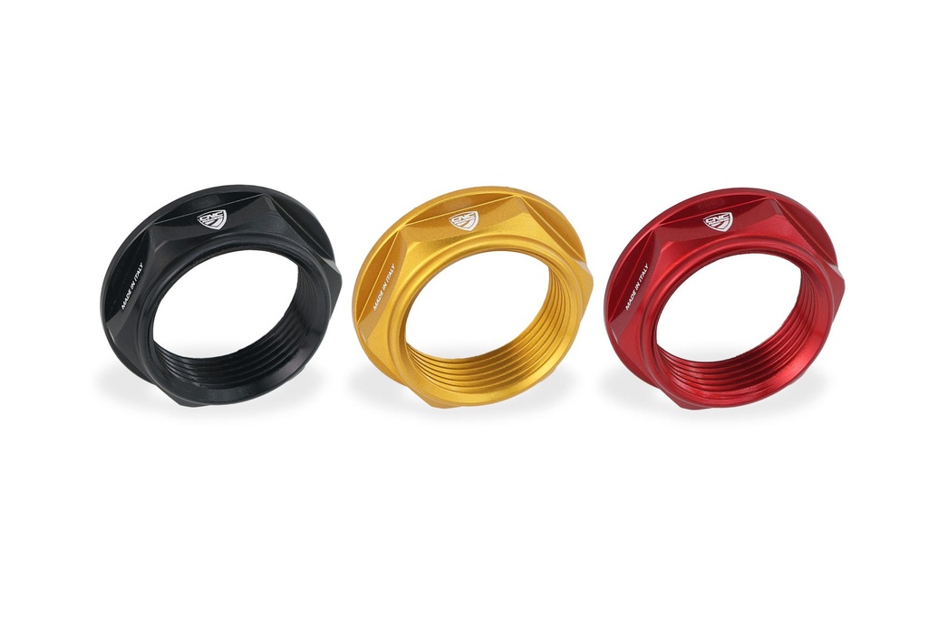 [CNC-DA405B] Front Wheel Nut Moto Guzzi (Black)