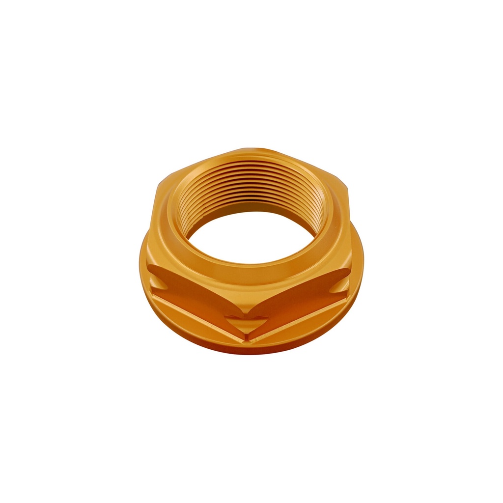 [LT-D023ORO] Special Nut35x 1,5 Ergal  (Contact Surface D=55) for Honda, Triumph (Oro)