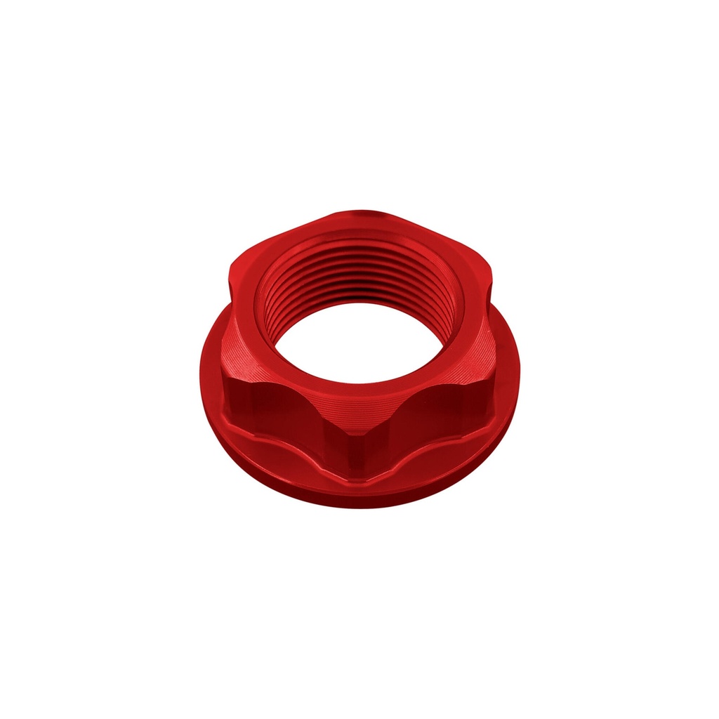 [LT-D013ROS] Special Nut24 X 1,50 Ergal for Suzuki, Yamaha (Rosso)