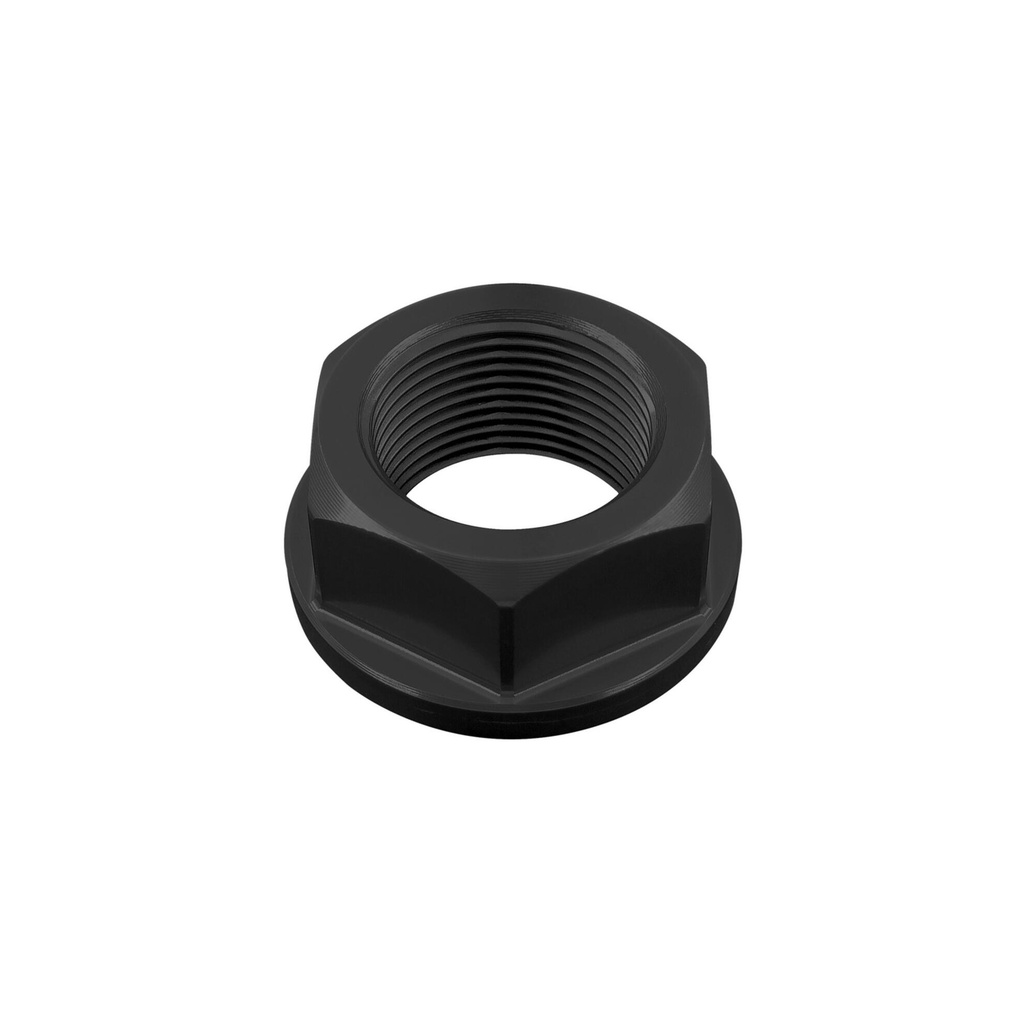 [LT-D003NER] Special Nut24 X 1,50 Ergal for Honda, Kawasaki, Bmw, Yamaha (Nero)