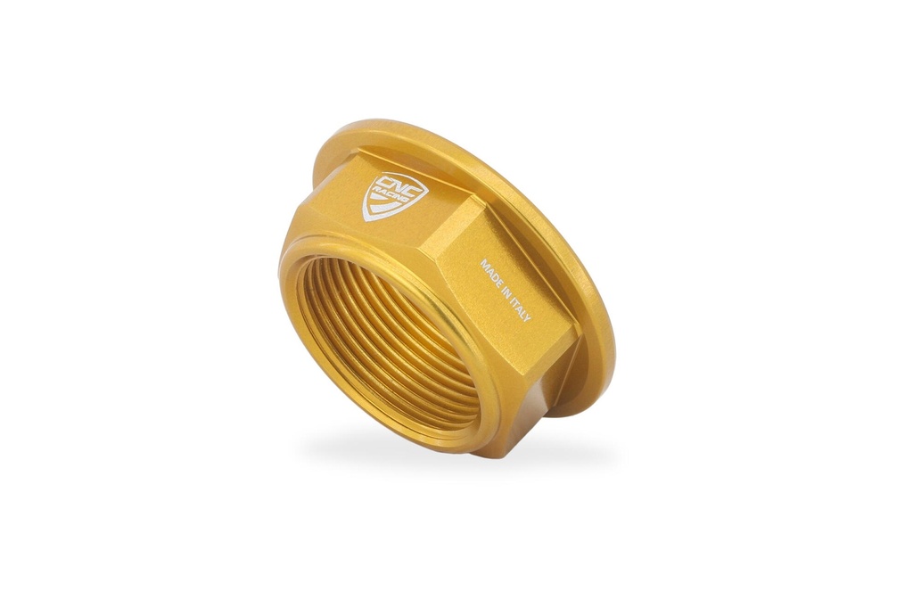 [CNC-DA407G] Rear wheel axle nut M25x1.25 Ducati (Gold)
