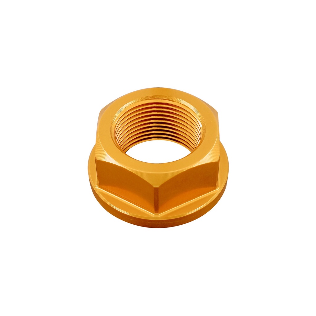 [LT-D003ORO] Special Nut24 X 1,50 Ergal for Honda, Kawasaki, Bmw, Yamaha (Oro)