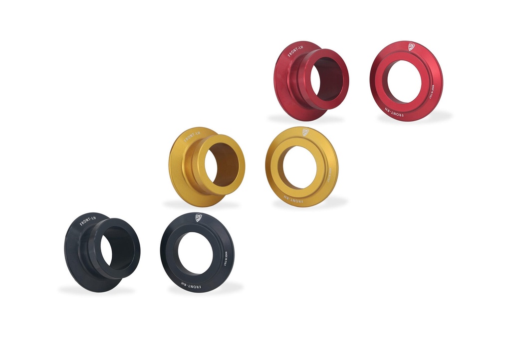 [CNC-DAA52B] Bushing kit front wheel Ducati (Black)