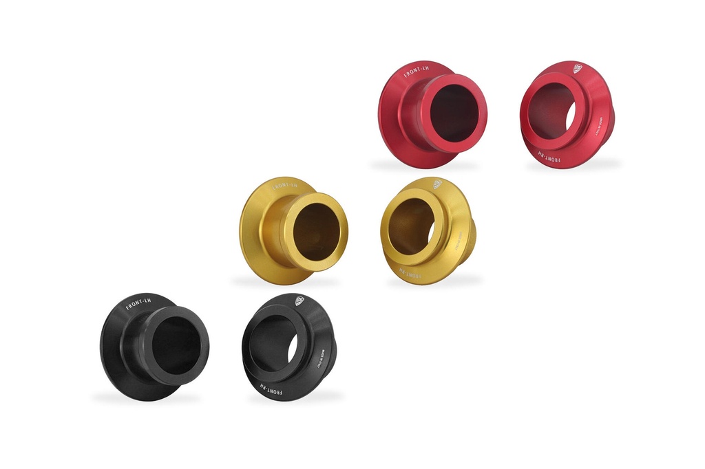 [CNC-DAA53B] Bushing kit front wheel Ducati (Black)