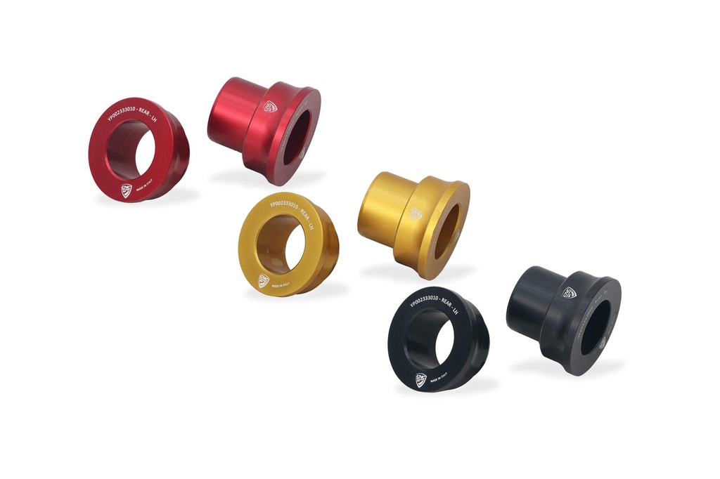 [CNC-DAA54B] Bushing kit rear wheel Ducati (Black)
