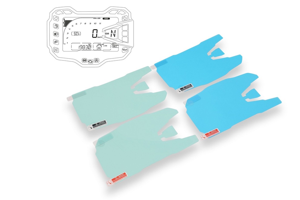 [CNC-DP002N] Dashboard Screen Protectors Ducati Multistrada