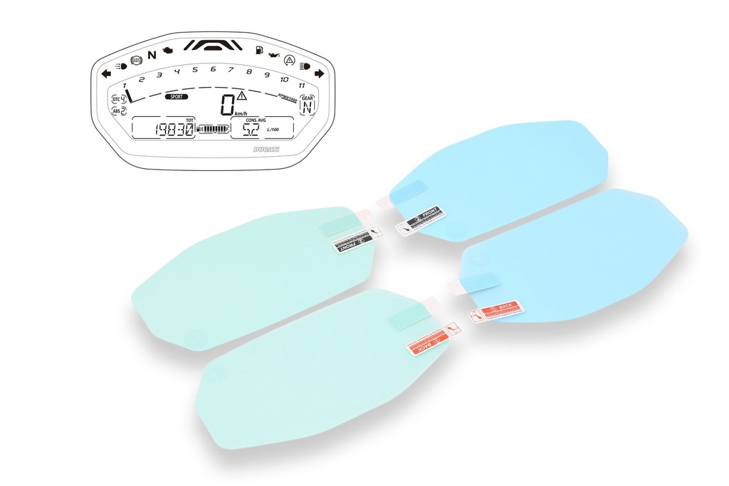 [CNC-DP004N] Dashboard Screen Protectors Ducati Supersport