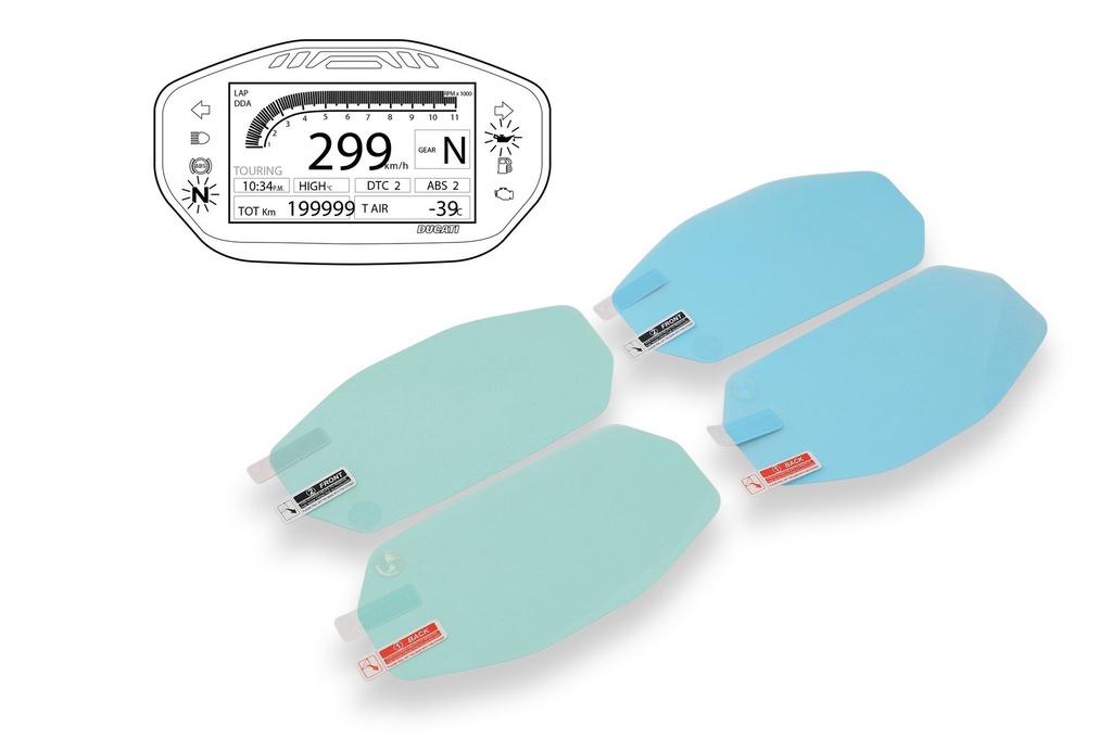 [CNC-DP004N] Dashboard Screen Protectors Ducati Hypermotard 950